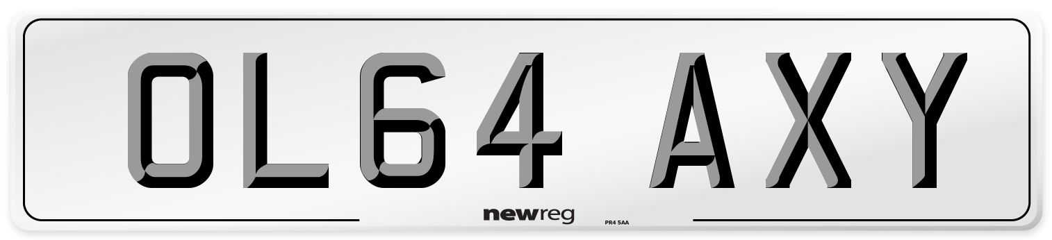 OL64 AXY Number Plate from New Reg